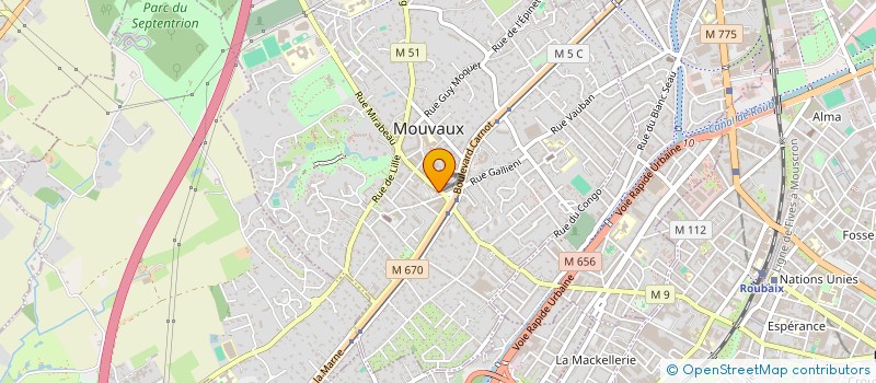localisation de l'entreprise MONSIEUR JEAN DUGARDIN à MOUVAUX