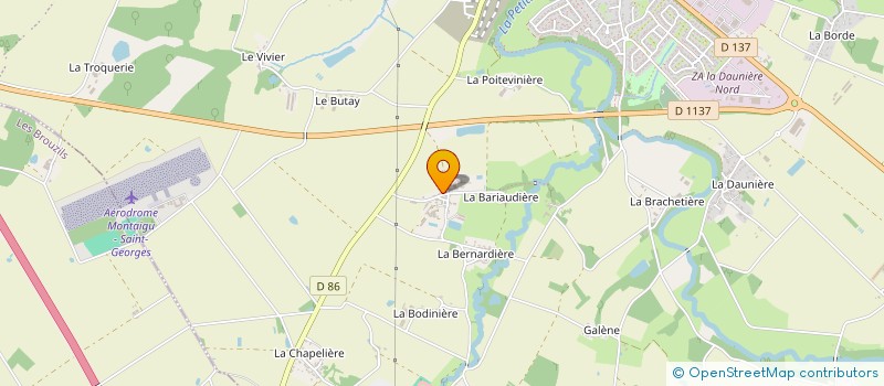 localisation de l'entreprise MONSIEUR JEAN DUGAST à SAINT GEORGES DE MONTAIGU
