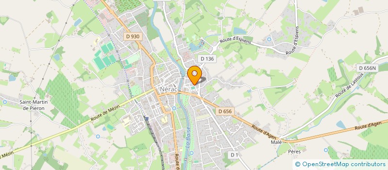 localisation de l'entreprise MONSIEUR JEAN DUGOUJON  NERAC