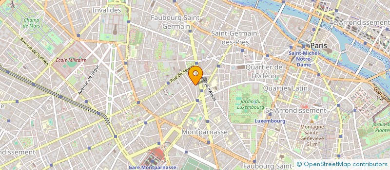 localisation de l'entreprise MONSIEUR JEAN DUGUE  PARIS