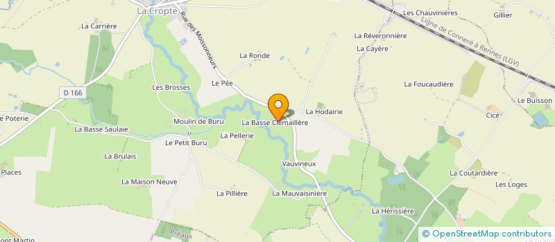 localisation de l'entreprise MONSIEUR JEAN DUHAMEL à LA CROPTE