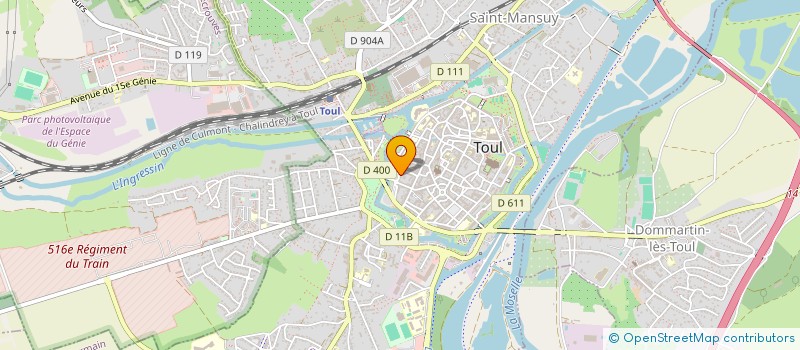 localisation de l'entreprise MONSIEUR JEAN DUHAND  TOUL