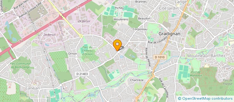 localisation de l'entreprise MONSIEUR JEAN DUHAUMONT à GRADIGNAN