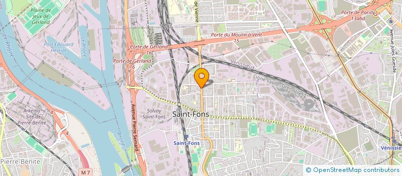 localisation de l'entreprise MONSIEUR JEAN DUHAY  SAINT-FONS