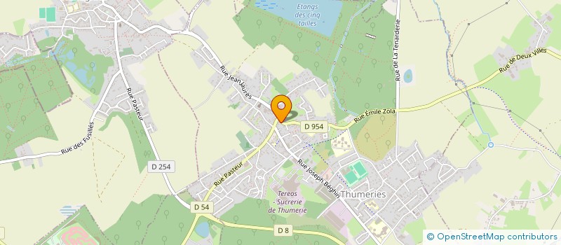 localisation de l'entreprise MONSIEUR JEAN DUHAYON  THUMERIES