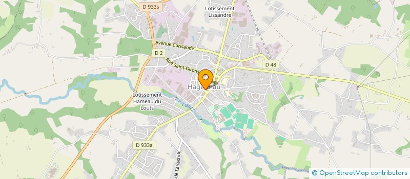 localisation de l'entreprise MONSIEUR JEAN DULAU  CAZALIS