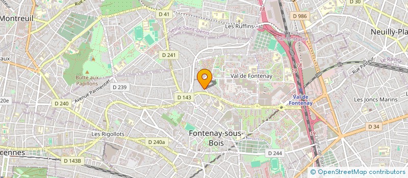 localisation de l'entreprise MONSIEUR JEAN DULIS à FONTENAY-SOUS-BOIS