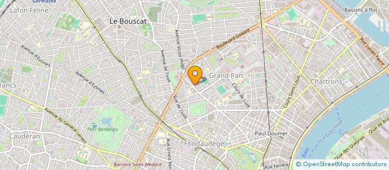 localisation de l'entreprise MONSIEUR JEAN DULONG  BORDEAUX