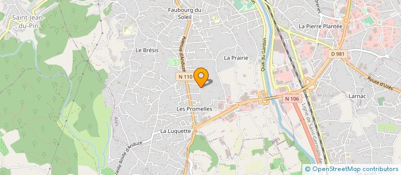localisation de l'entreprise MONSIEUR JEAN DUMAS à ALES