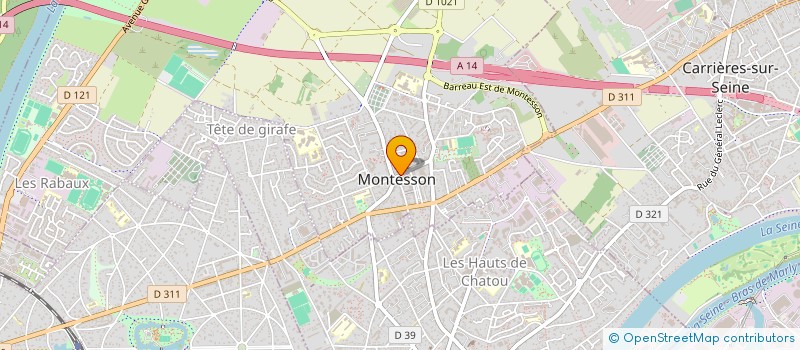 localisation de l'entreprise MONSIEUR JEAN DUMAS  MONTESSON