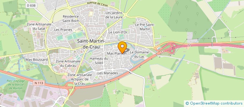 localisation de l'entreprise MONSIEUR JEAN DUMAS à SAINT MARTIN DE CRAU