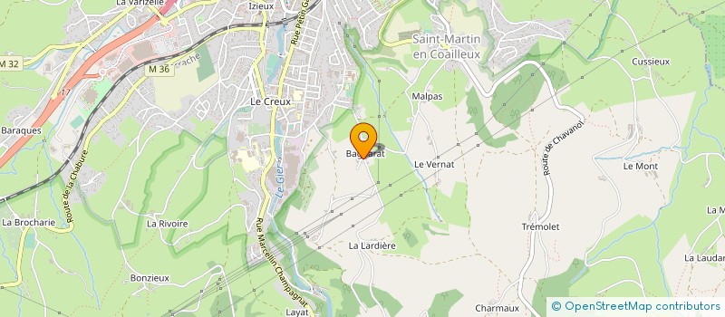 localisation de l'entreprise MONSIEUR JEAN DUMAS  SAINT-CHAMOND