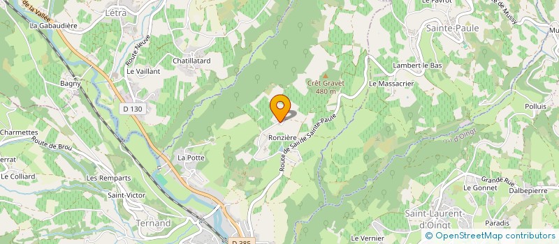 localisation de l'entreprise MONSIEUR JEAN DUMAS  TERNAND