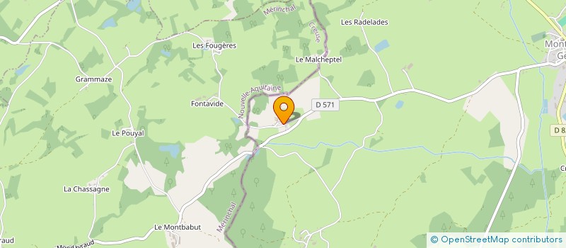 localisation de l'entreprise MONSIEUR JEAN DUMAS  MONTEL-DE-GELAT