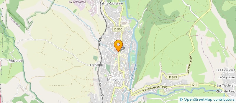 localisation de l'entreprise MONSIEUR JEAN DUMAS  MARVEJOLS