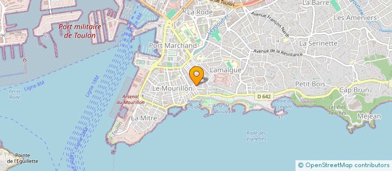 localisation de l'entreprise MONSIEUR JEAN DUMAS  TOULON