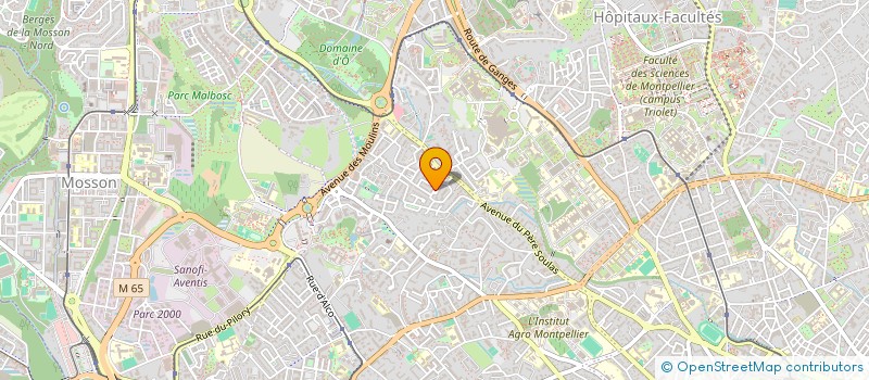 localisation de l'entreprise MONSIEUR JEAN DUMAZERT  MONTPELLIER