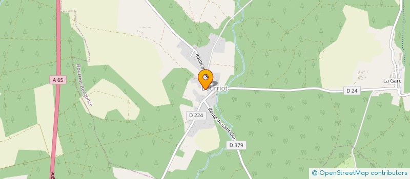 localisation de l'entreprise MONSIEUR JEAN DUMEMES  BOURRIOT-BERGONCE