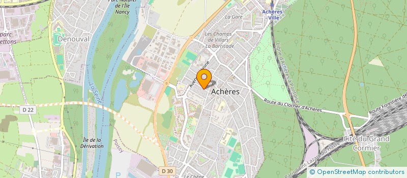 localisation de l'entreprise MONSIEUR JEAN DUMONT à ACHERES