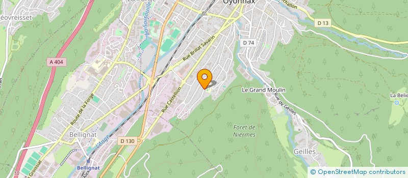localisation de l'entreprise MONSIEUR JEAN DUMONT à OYONNAX