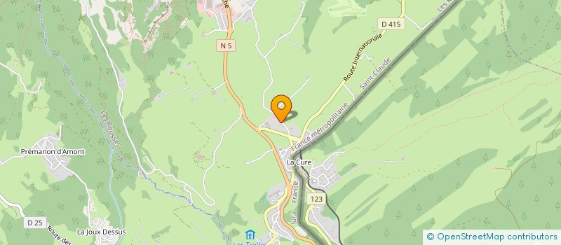 localisation de l'entreprise MONSIEUR JEAN DUMONT-FILLON  LES ROUSSES