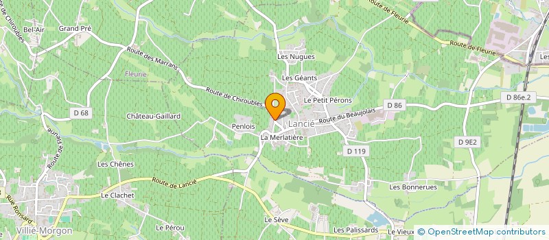 localisation de l'entreprise MONSIEUR JEAN DUMONTET  LANCIE