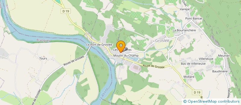 localisation de l'entreprise MONSIEUR JEAN DUMOULIN à GROSLEE-SAINT-BENOIT
