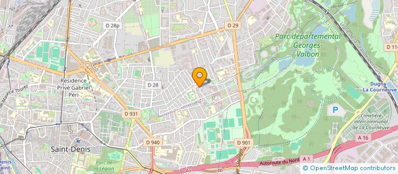 localisation de l'entreprise MONSIEUR JEAN DUMOULIN  SAINT-DENIS