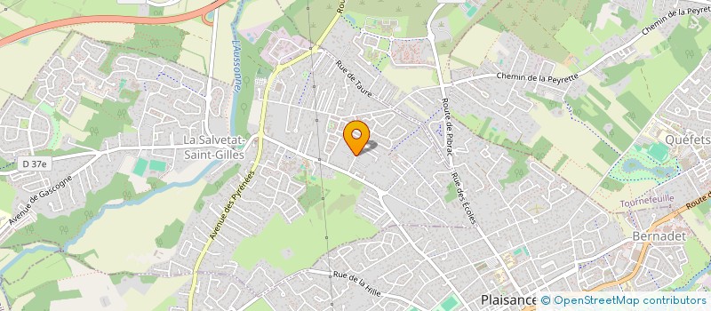 localisation de l'entreprise MONSIEUR JEAN DUNAC  LA SALVETAT-SAINT-GILLES