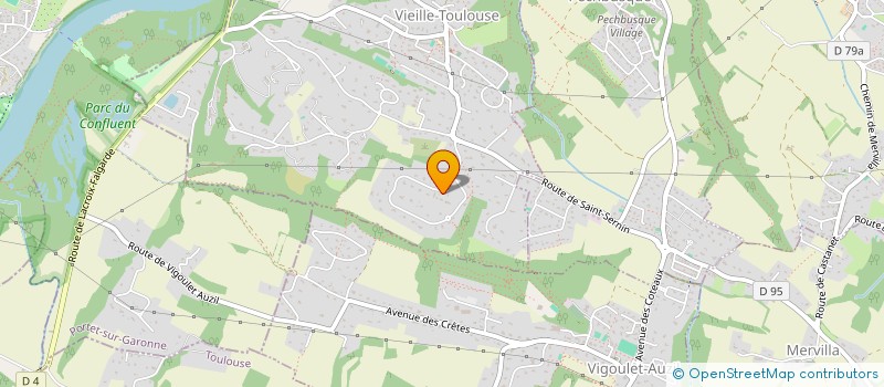 localisation de l'entreprise MONSIEUR JEAN DUNGLAS  VIEILLE-TOULOUSE