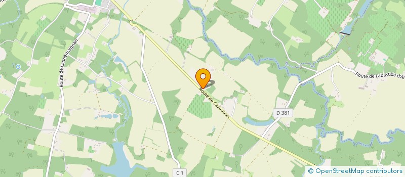 localisation de l'entreprise MONSIEUR JEAN DUNOGUE  LABASTIDE-D ARMAGNAC