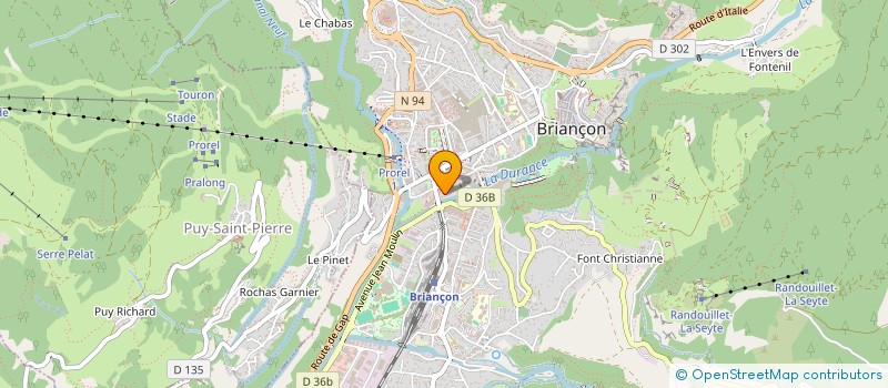 localisation de l'entreprise MONSIEUR JEAN DUPARD à BRIANCON