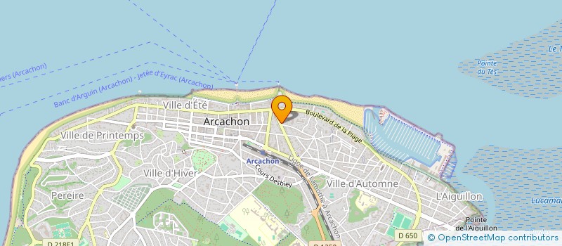localisation de l'entreprise MONSIEUR JEAN DUPAS à ARCACHON