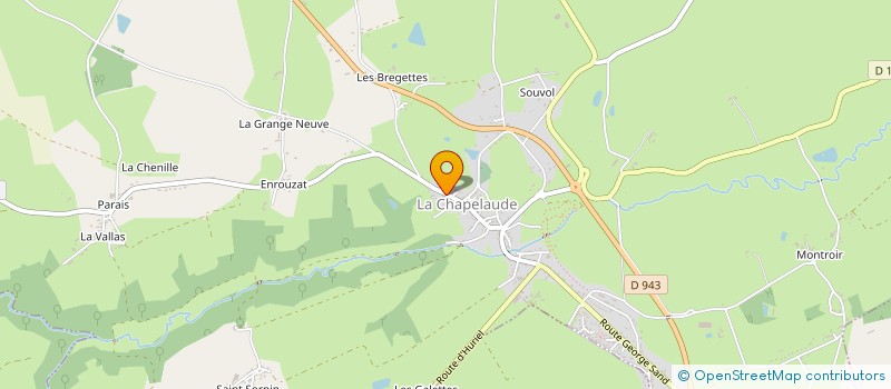 localisation de l'entreprise MONSIEUR JEAN DUPECHOT à LA CHAPELAUDE