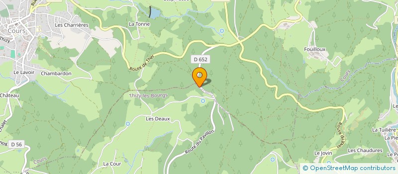 localisation de l'entreprise MONSIEUR JEAN DUPERRAY  COURS