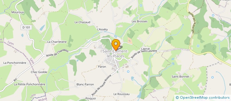 localisation de l'entreprise MONSIEUR JEAN DUPEUPLE  SAINT-LAURENT-DE-CHAMOUSSET