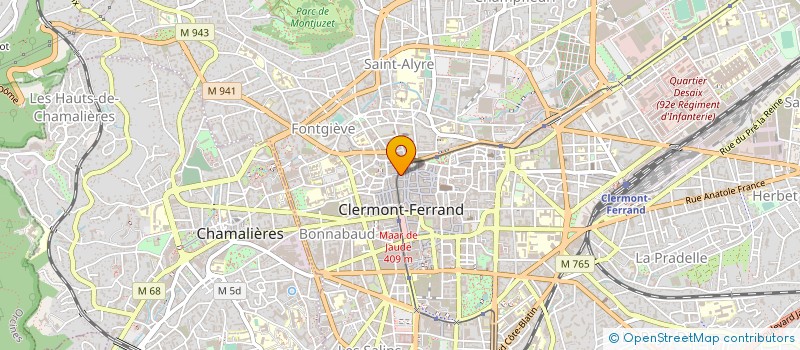localisation de l'entreprise MONSIEUR JEAN DUPLAIX à CLERMONT-FERRAND