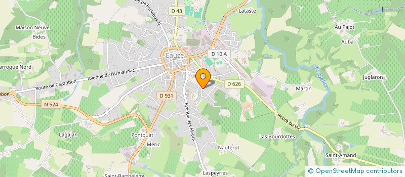 localisation de l'entreprise MONSIEUR JEAN DUPLAN à EAUZE