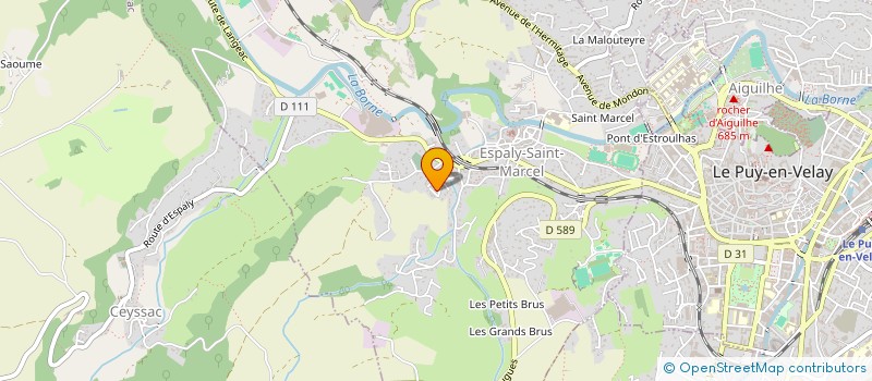 localisation de l'entreprise MONSIEUR JEAN DUPLAT  LE PUY-EN-VELAY