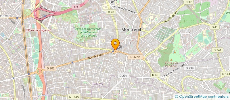 localisation de l'entreprise MONSIEUR JEAN DUPOISOT à MONTREUIL