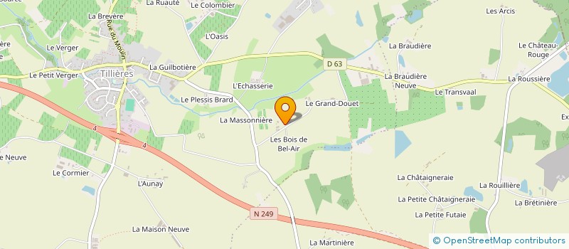 localisation de l'entreprise MONSIEUR JEAN DUPONT  SEVREMOINE