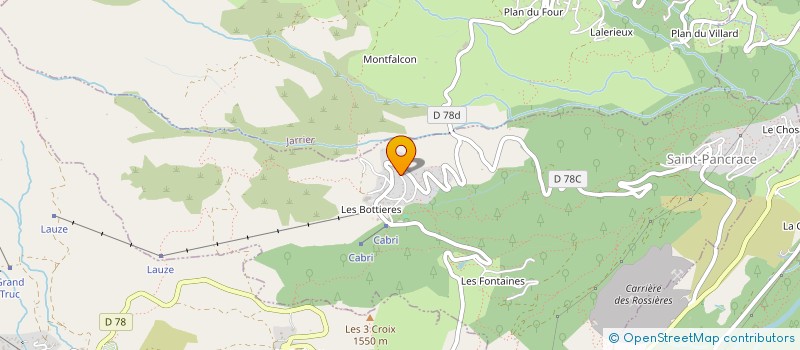 localisation de l'entreprise MONSIEUR JEAN DUPONT à SAINT-PANCRACE