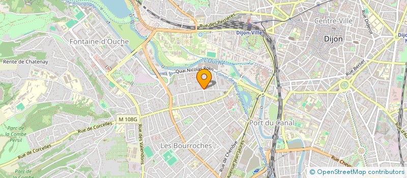 localisation de l'entreprise MONSIEUR JEAN DUPONT à DIJON