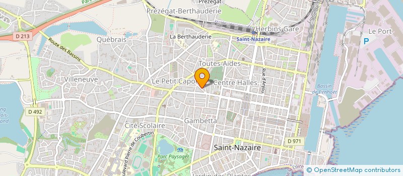 localisation de l'entreprise MONSIEUR JEAN DUPONT à SAINT-NAZAIRE