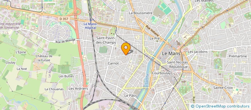 localisation de l'entreprise MONSIEUR JEAN DUPONT  LE MANS