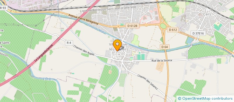localisation de l'entreprise MONSIEUR JEAN DUPONTEIL  VILLENEUVE-LES-BEZIERS