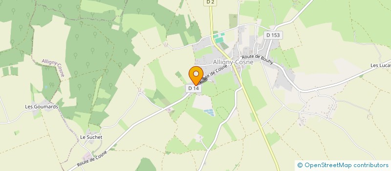 localisation de l'entreprise MONSIEUR JEAN DUPORT à ALLIGNY-COSNE