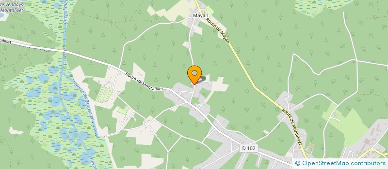 localisation de l'entreprise MONSIEUR JEAN DUPOUY  VENDAYS-MONTALIVET