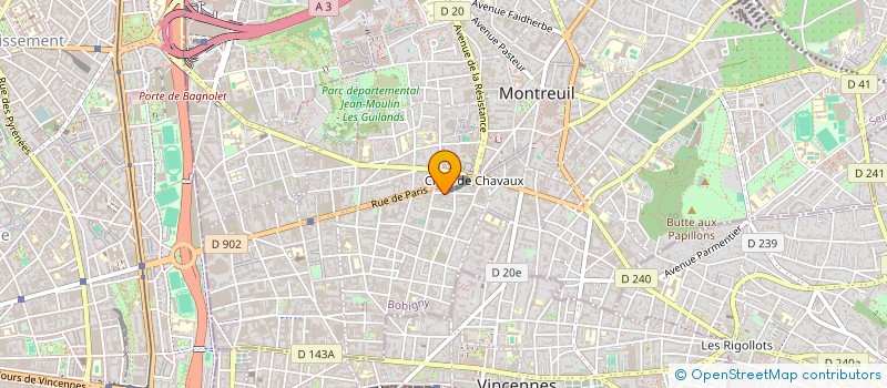 localisation de l'entreprise MONSIEUR JEAN DUPOUY à MONTREUIL