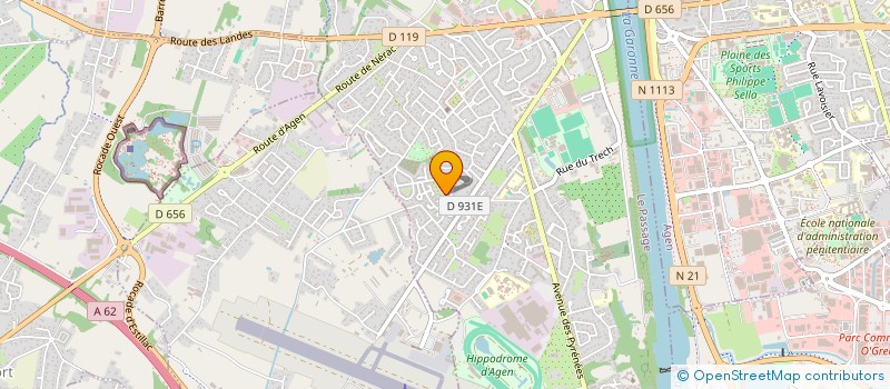 localisation de l'entreprise MONSIEUR JEAN DUPOUY  LE PASSAGE